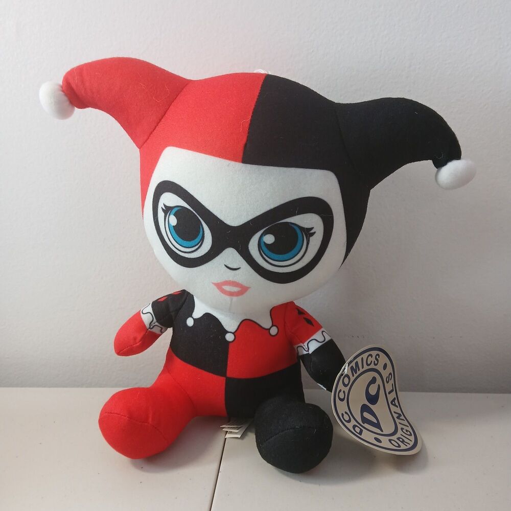 DC Comics Justice League Harley Quinn Plush Toy Factory Stuffed Plush Toy 10"